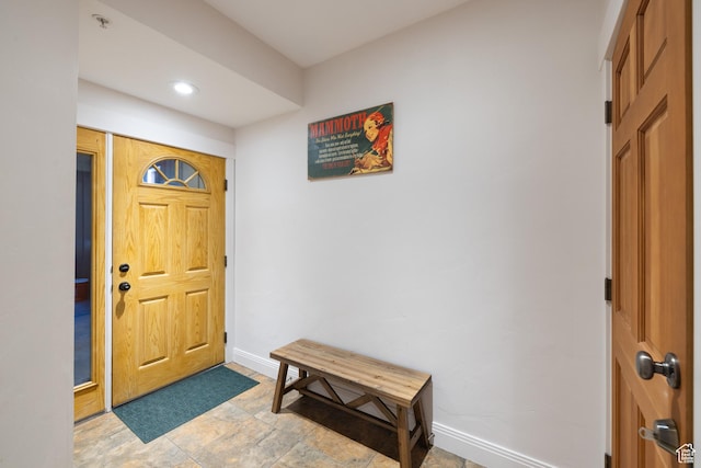 view of foyer
