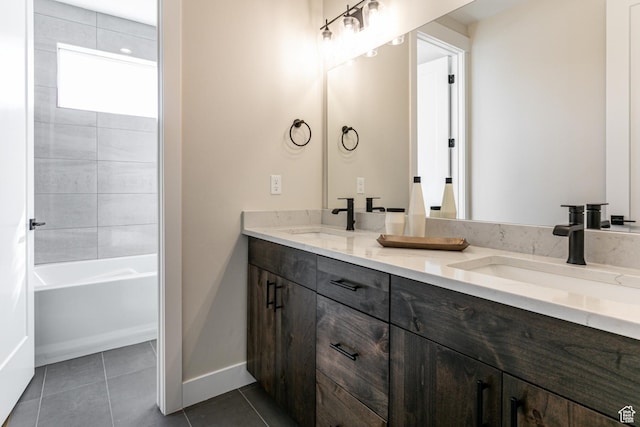 11202 S 1000 E Unit 3, Sandy, UT 84094 - bathroom with vanity and tile patterned flooring