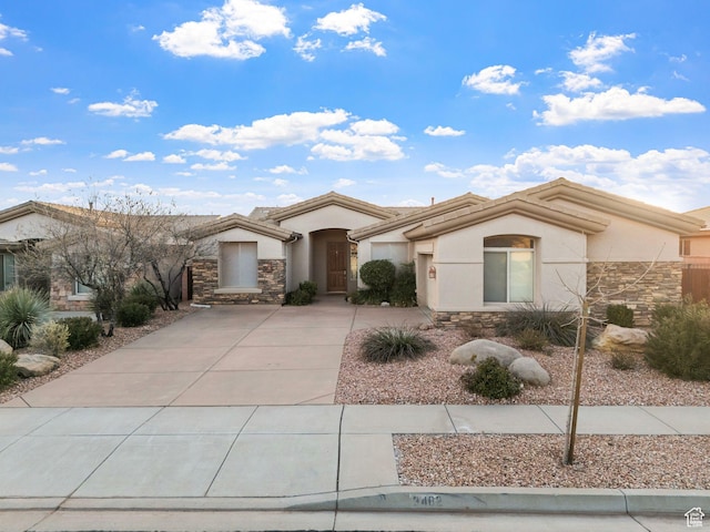 view of ranch-style home
