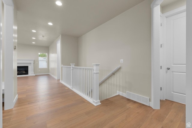 11878 S Golden Pine Ln, Riverton, UT 84065 - corridor with light hardwood / wood-style flooring