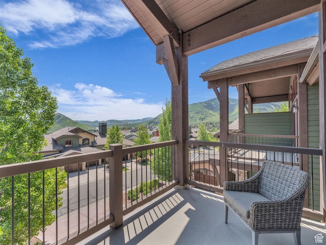 4163 Fairway Ln Unit B-4, Park City, UT 84098 - balcony featuring a mountain view