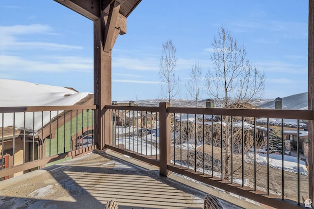 4163 Fairway Ln Unit B-4, Park City, UT 84098 - view of snow covered deck