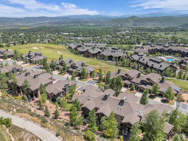 4163 Fairway Ln Unit B-4, Park City, UT 84098 - view of property location with a mountainous background, nearby suburban area, and a golf course