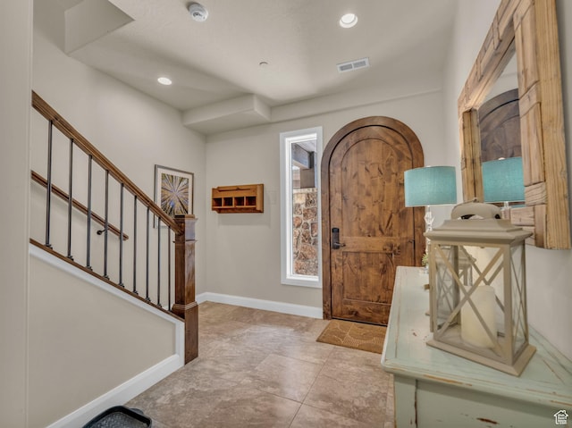 4163 Fairway Ln Unit B-4, Park City, UT 84098 - entrance foyer with stairs, recessed lighting, and baseboards