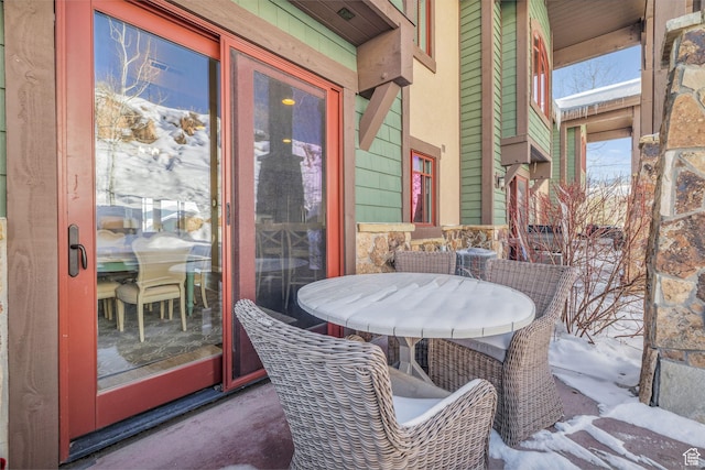 4163 Fairway Ln Unit B-4, Park City, UT 84098 - view of snow covered patio