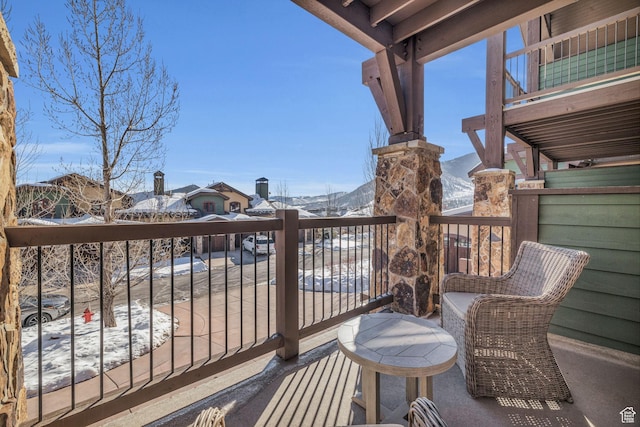 4163 Fairway Ln Unit B-4, Park City, UT 84098 - snow covered deck with a mountain view
