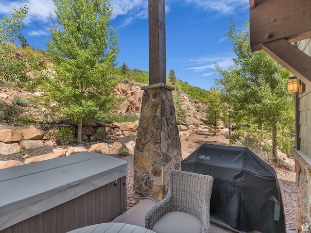 4163 Fairway Ln Unit B-4, Park City, UT 84098 - view of patio / terrace with grilling area