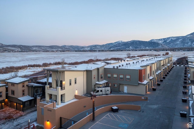 6169 E Park Ln S Unit 60, Park City, UT 84098 - snowy aerial view with a mountain view