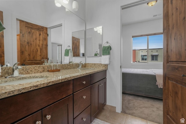 6169 E Park Ln S Unit 60, Park City, UT 84098 - bathroom with tile patterned floors and vanity