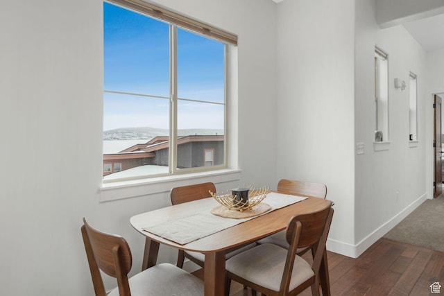 6169 E Park Ln S Unit 60, Park City, UT 84098 - dining space featuring dark wood-type flooring