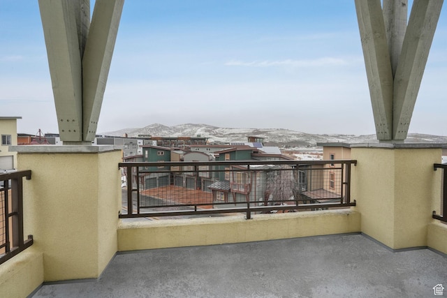 6169 E Park Ln S Unit 60, Park City, UT 84098 - snow covered back of property with a mountain view
