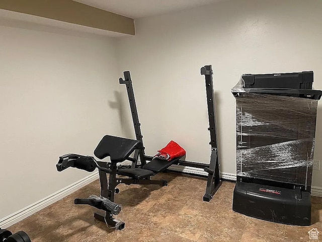 view of workout room