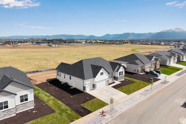 6184 W Teton Ranch Dr S Unit 304, Herriman, UT 84096 - aerial view of residential area featuring mountains