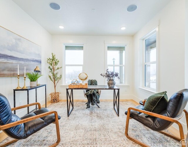 1292 S 1220 E, Salem, UT 84653 - office space with wood finished floors, baseboards, and recessed lighting