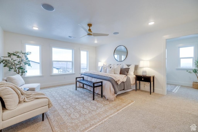 1292 S 1220 E, Salem, UT 84653 - bedroom with recessed lighting, visible vents, and baseboards