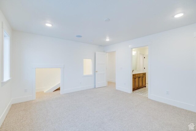 1292 S 1220 E, Salem, UT 84653 - unfurnished bedroom with a spacious closet, light carpet, recessed lighting, and baseboards