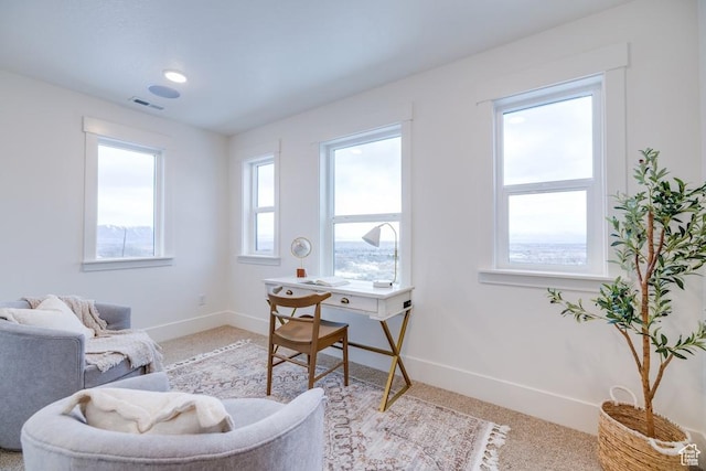 1292 S 1220 E, Salem, UT 84653 - sitting room featuring light colored carpet, baseboards, and visible vents
