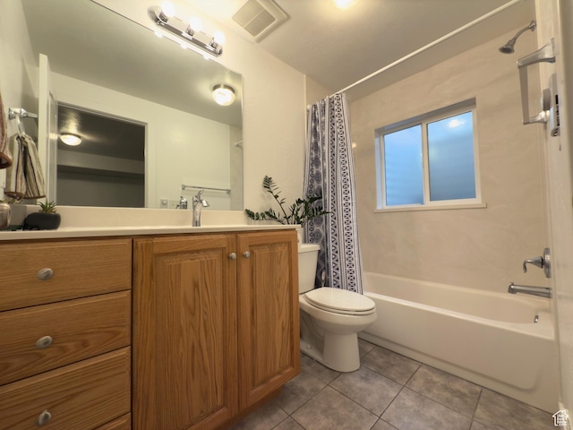 1855 N 860 W, Orem, UT 84057 - full bath featuring tile patterned floors, shower / tub combo, vanity, and toilet