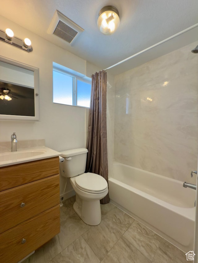 1855 N 860 W, Orem, UT 84057 - full bath featuring toilet, shower / bath combo with shower curtain, and vanity