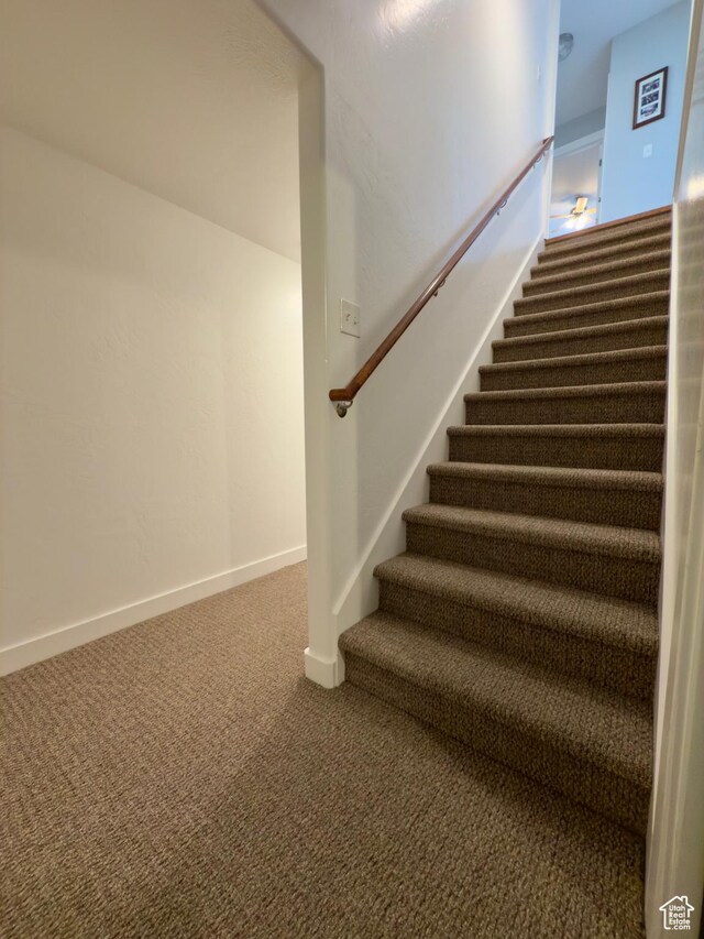1855 N 860 W, Orem, UT 84057 - stairs with carpet flooring and baseboards