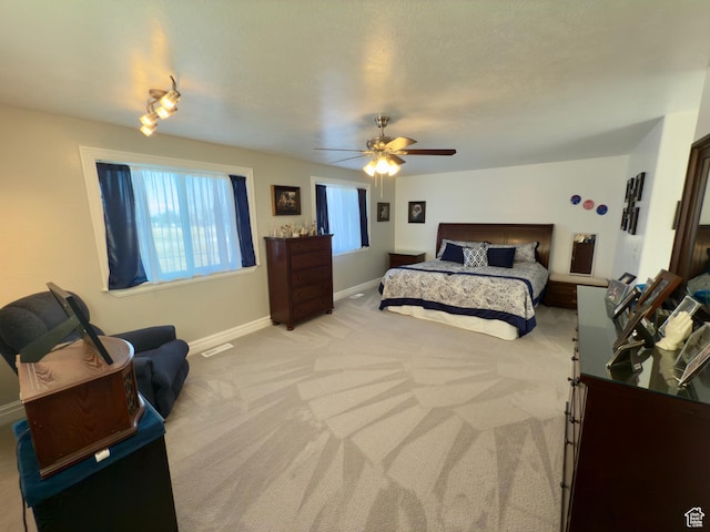 1855 N 860 W, Orem, UT 84057 - bedroom featuring light colored carpet, baseboards, and ceiling fan