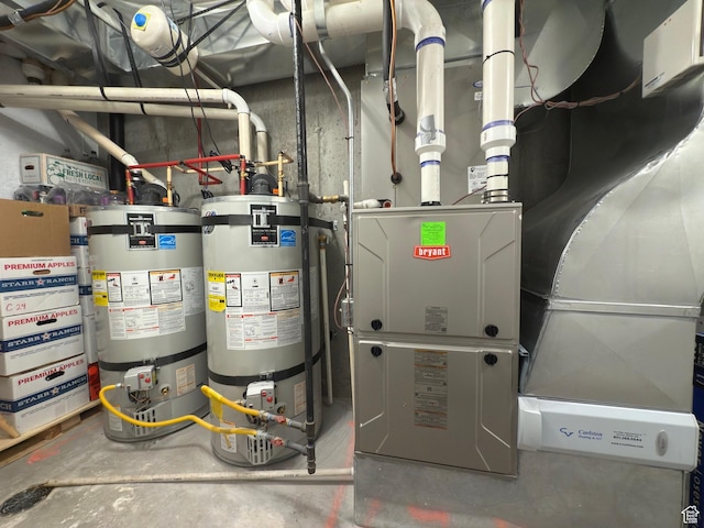 1855 N 860 W, Orem, UT 84057 - utility room featuring strapped water heater