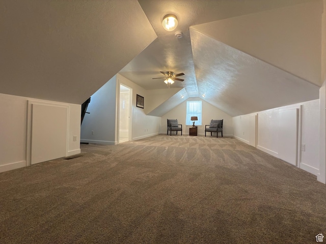1855 N 860 W, Orem, UT 84057 - bonus room with vaulted ceiling, a ceiling fan, carpet floors, and baseboards