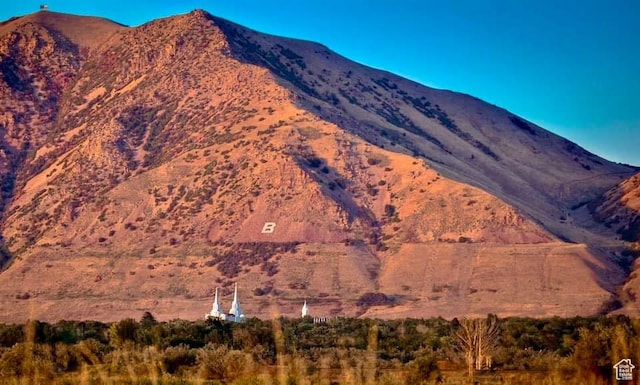 view of mountain background