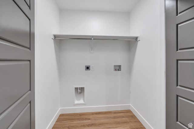 1455 N 3600 W, Lehi, UT 84043 - washroom with light wood-type flooring, hookup for a washing machine, and electric dryer hookup