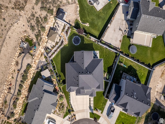 668 W Leroy Cir, Saratoga Springs, UT 84045 - birds eye view of property featuring a residential view