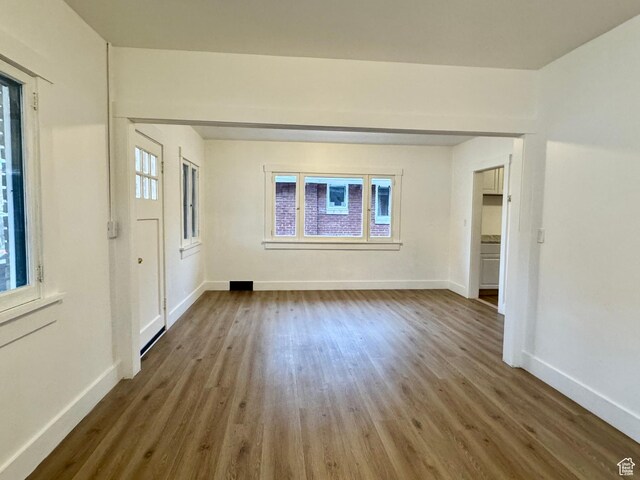 2721 Gramercy Ave, Ogden, UT 84403 - unfurnished room with baseboards and wood finished floors