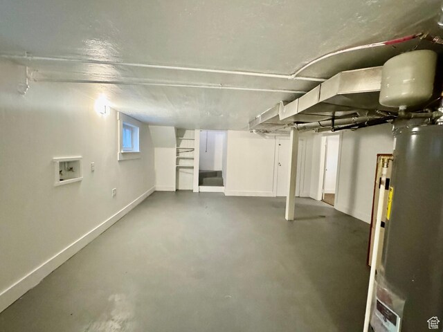 2721 Gramercy Ave, Ogden, UT 84403 - basement with gas water heater and baseboards