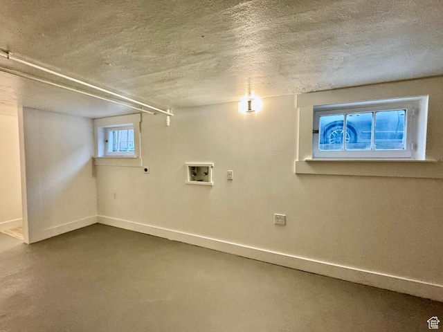 2721 Gramercy Ave, Ogden, UT 84403 - below grade area featuring a textured ceiling and baseboards