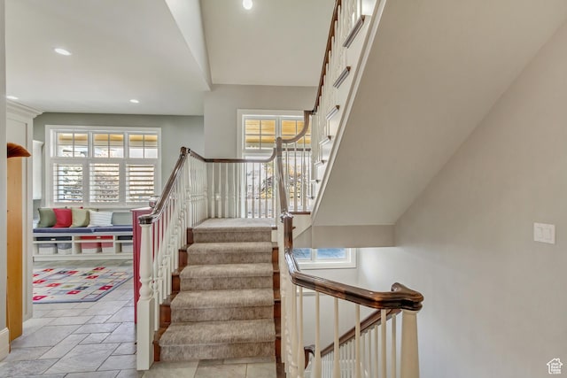 view of staircase