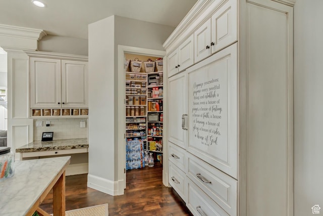 view of pantry