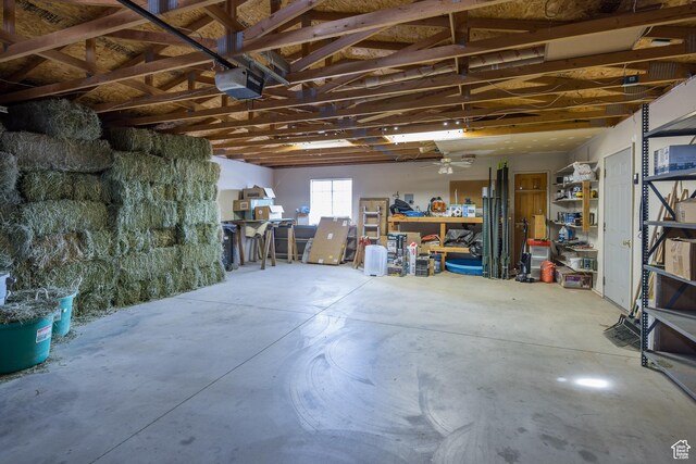 view of basement