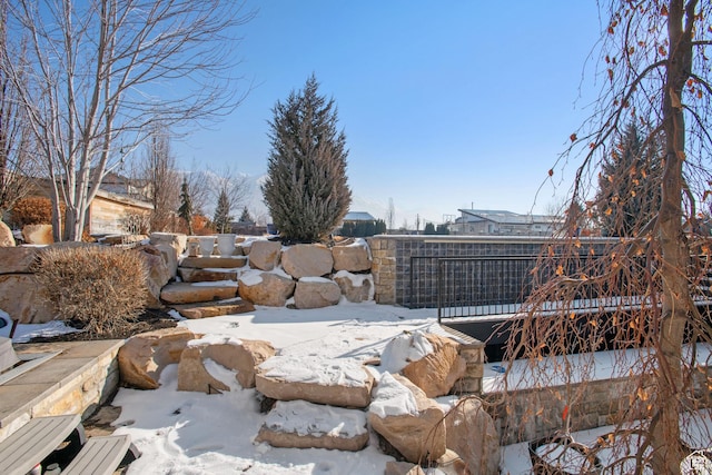 9632 N 5650 W, Highland, UT 84003 - view of snowy yard