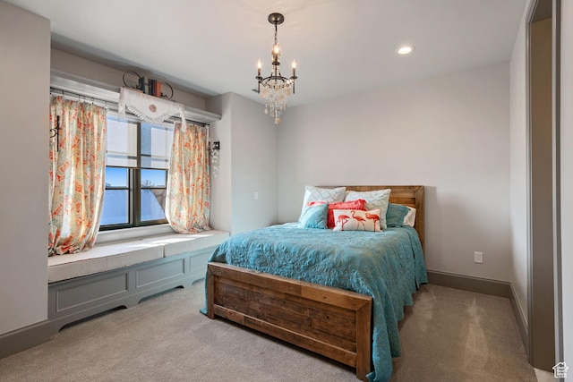 9632 N 5650 W, Highland, UT 84003 - bedroom with carpet and a notable chandelier