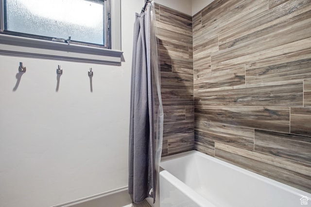 9632 N 5650 W, Highland, UT 84003 - bathroom with shower / bath combination with curtain