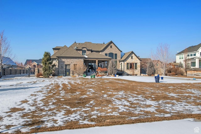 9632 N 5650 W, Highland, UT 84003 - view of snow covered house