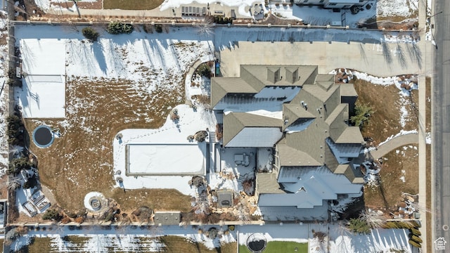 9632 N 5650 W, Highland, UT 84003 - view of snowy aerial view