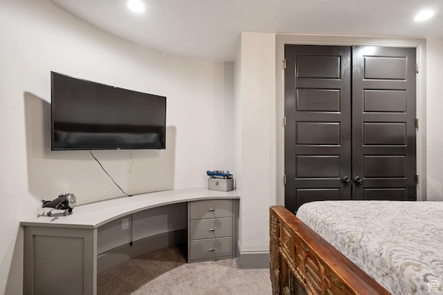 9632 N 5650 W, Highland, UT 84003 - carpeted bedroom featuring built in desk