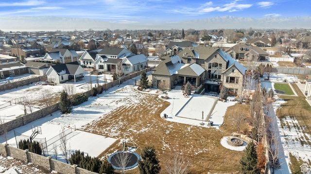 9632 N 5650 W, Highland, UT 84003 - view of snowy aerial view