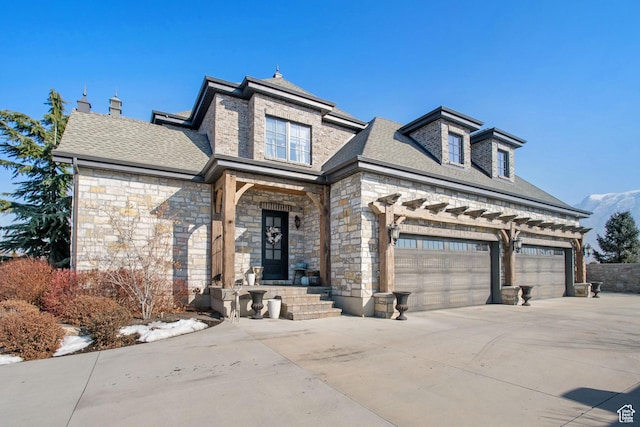 9632 N 5650 W, Highland, UT 84003 - view of front facade with a garage