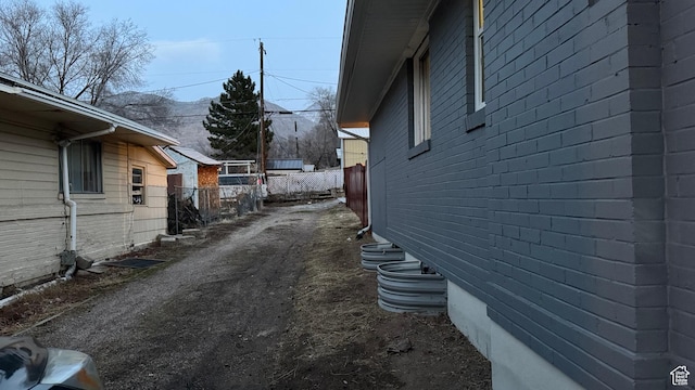 view of home's exterior