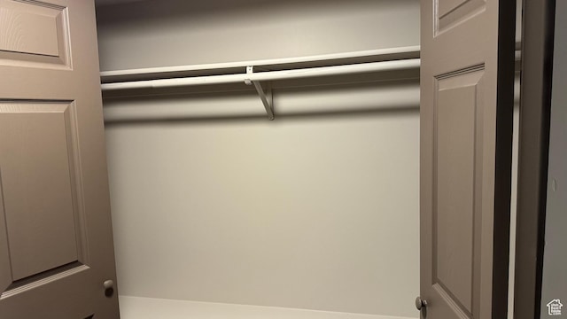 view of closet