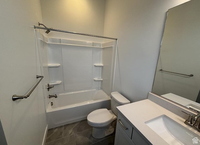 284 E Polaris Dr Unit 112, Saratoga Springs, UT 84045 - full bathroom featuring vanity, bathtub / shower combination, and toilet