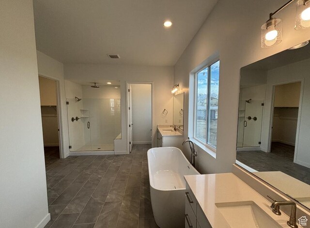 284 E Polaris Dr Unit 112, Saratoga Springs, UT 84045 - bathroom with vanity and plus walk in shower
