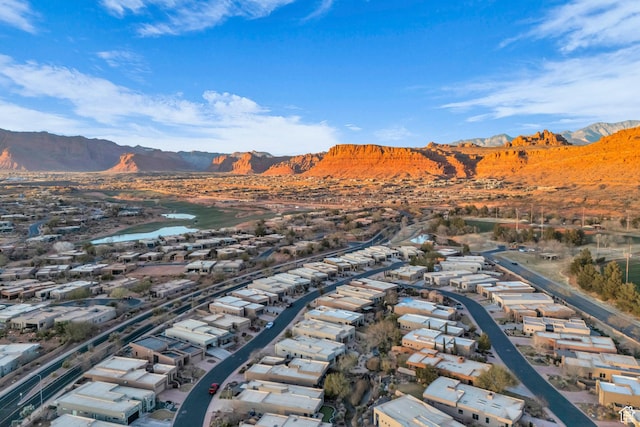 2090 N Tuweap Dr Unit 56, St George, UT 84770 - birds eye view of property with a mountain view