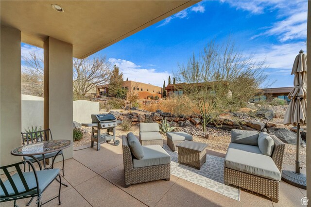 2090 N Tuweap Dr Unit 56, St George, UT 84770 - view of patio featuring area for grilling